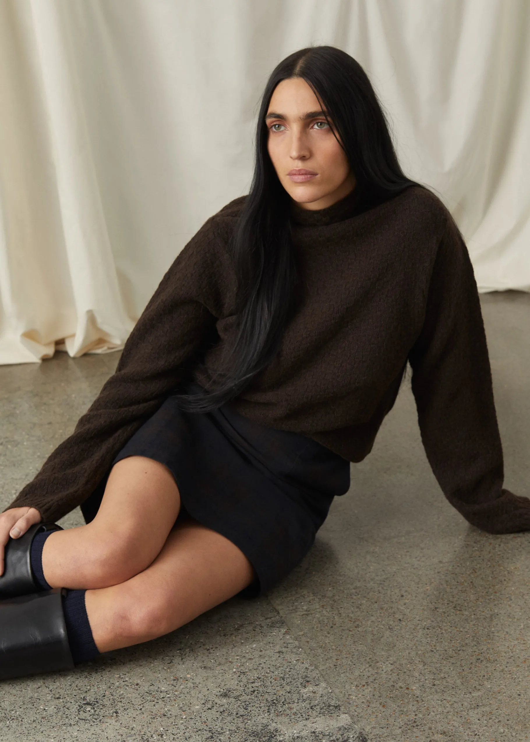 aiayu Strik*Alvilda yak sweater