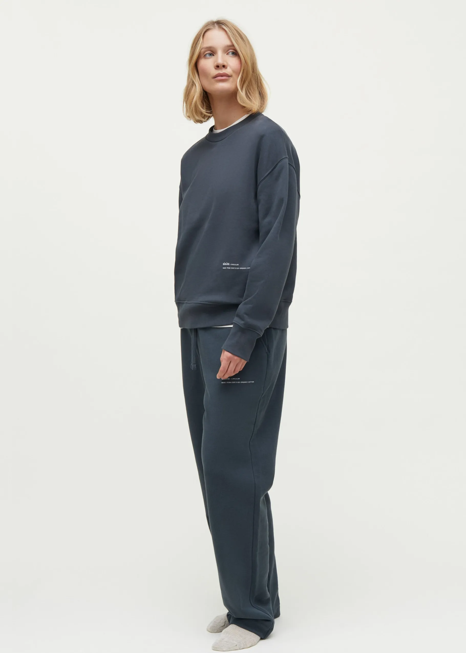 aiayu Bluser*Circular sweatshirt