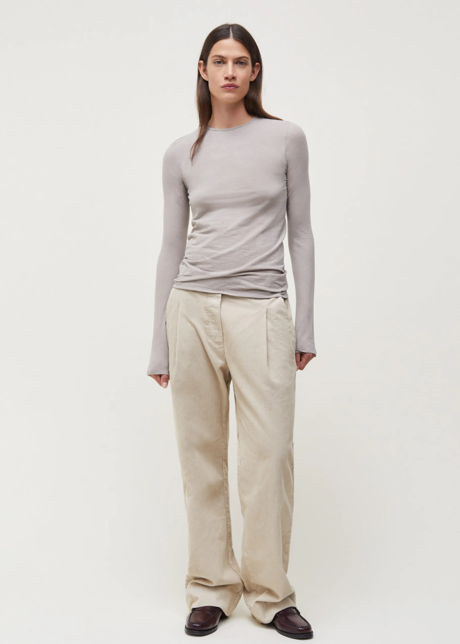 aiayu Bluser*Gentle cashmere long sleeve