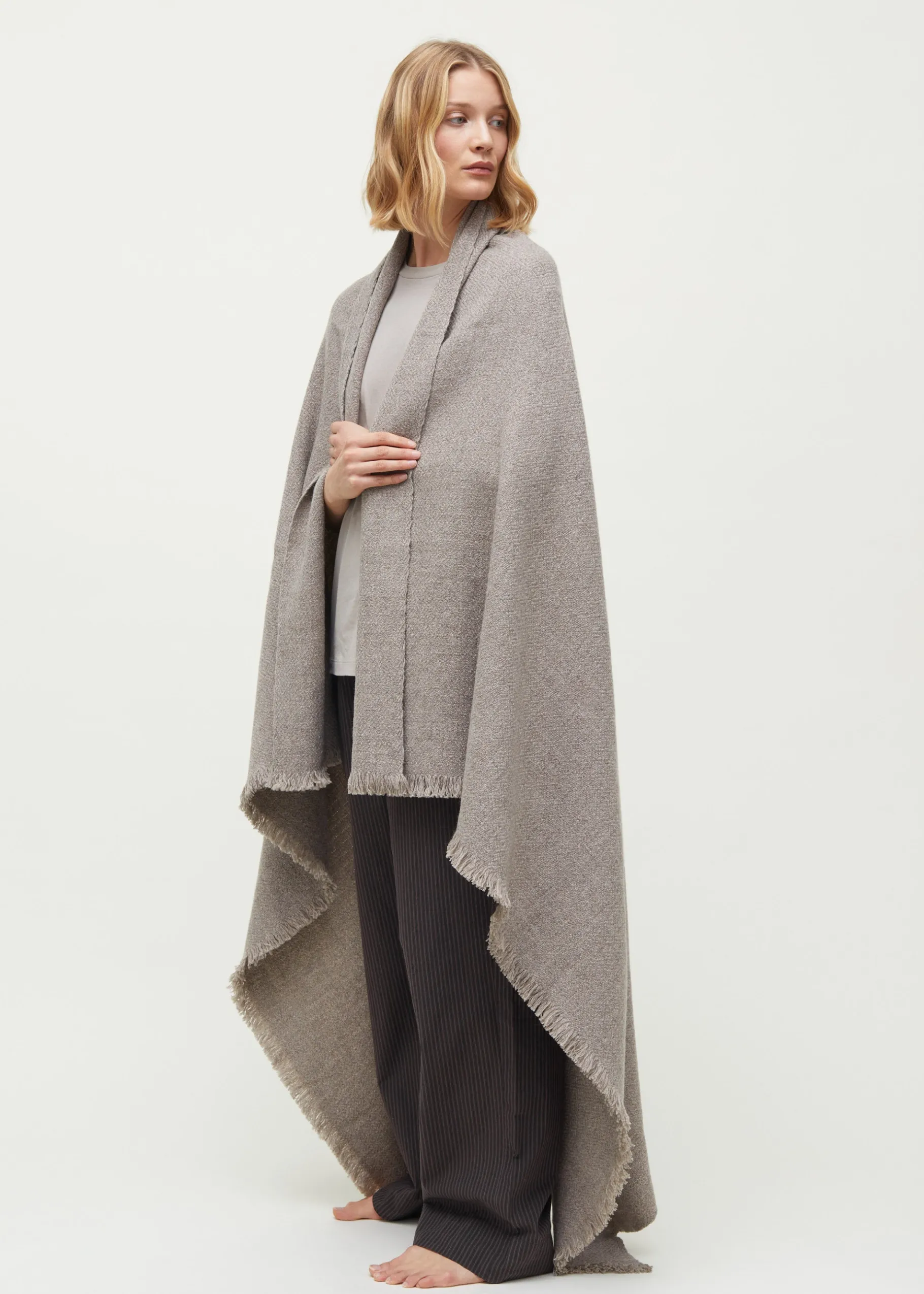 aiayu Plaider*Haya wool throw - 150x180