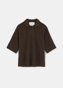 aiayu Bluser | Strik*Heike yak polo t-shirt