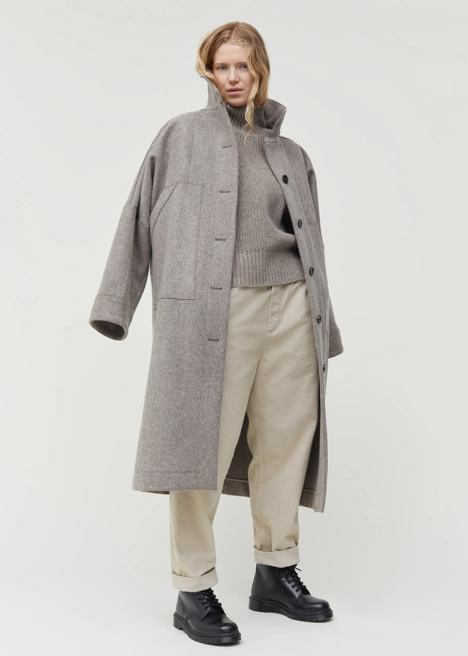 aiayu Frakker*Jean coat loden