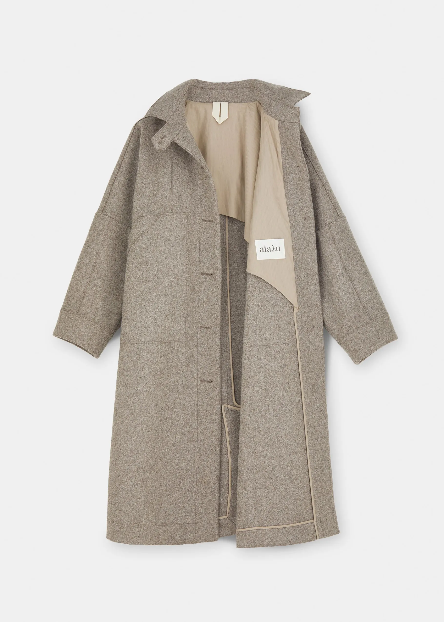 aiayu Frakker*Jean coat loden