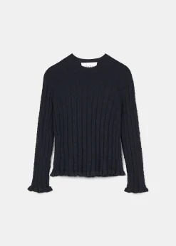 aiayu Bluser | Strik*Mirja llama wool blouse