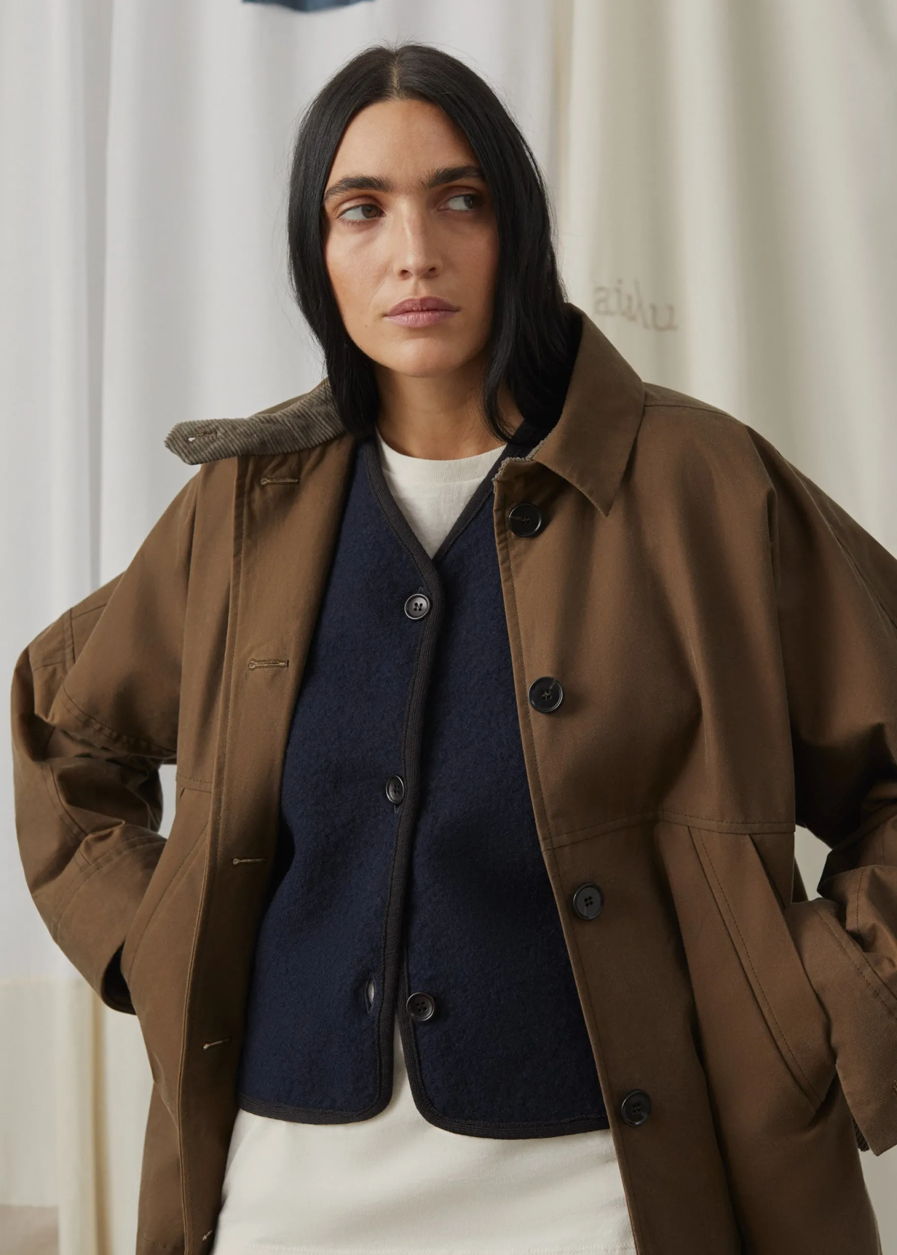 aiayu Jakker & Blazere*Moa jacket - oilskin