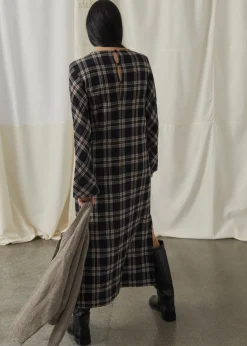 aiayu Kjoler & Nederdele*Novia dress checked wool