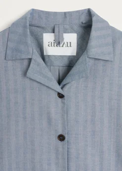 aiayu Skjorter*Pyjamas shirt herringbone