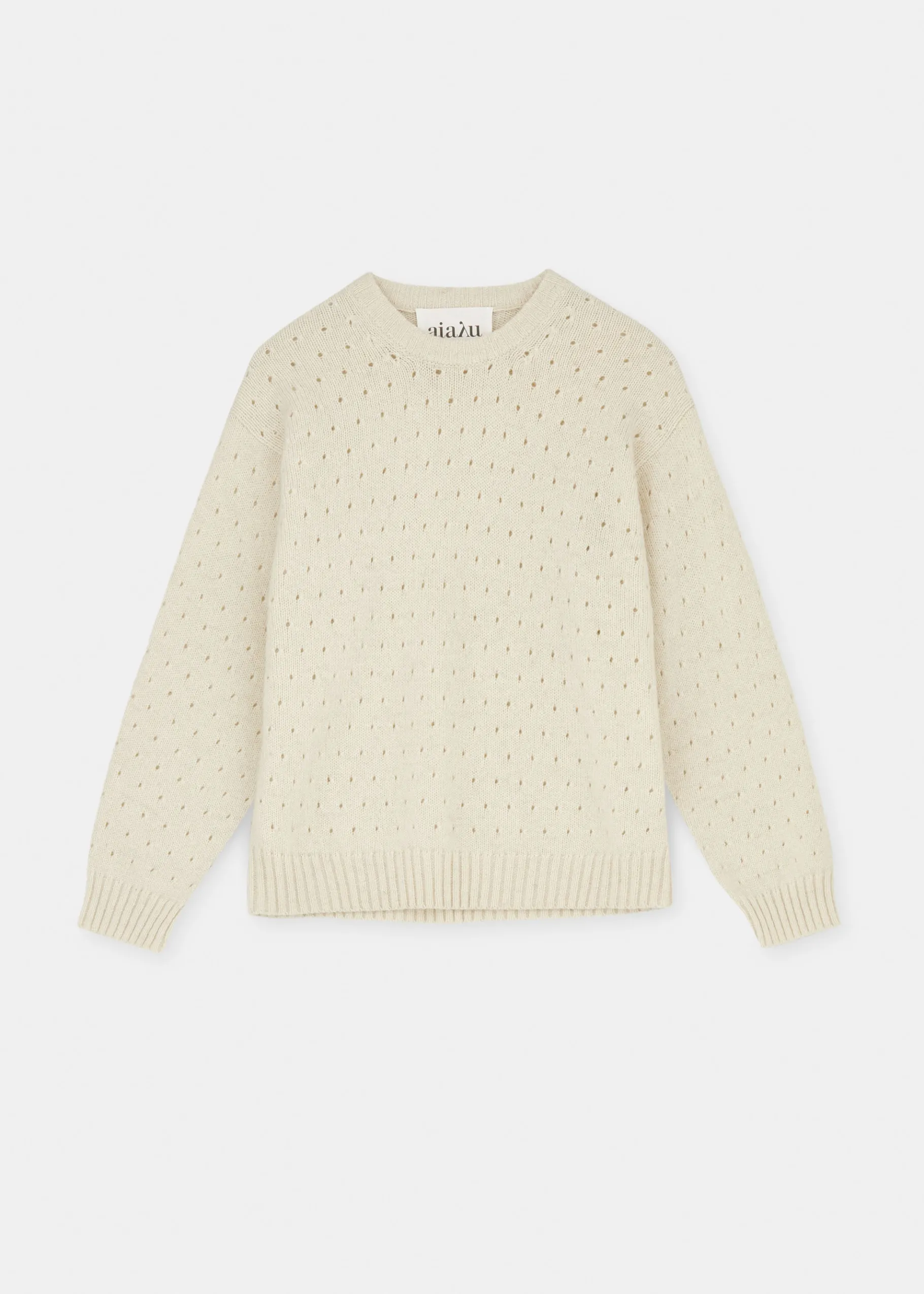 aiayu Strik*Saga dot wool sweater